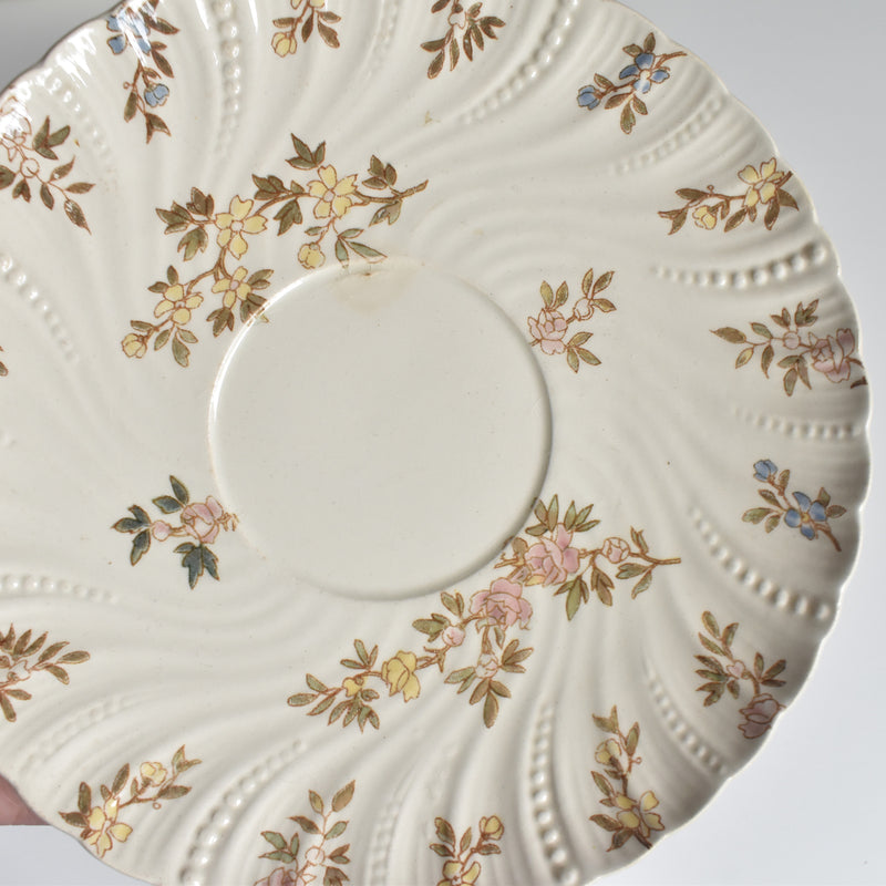 Antique Saucer, U&C Sarreguemines Louis XV B