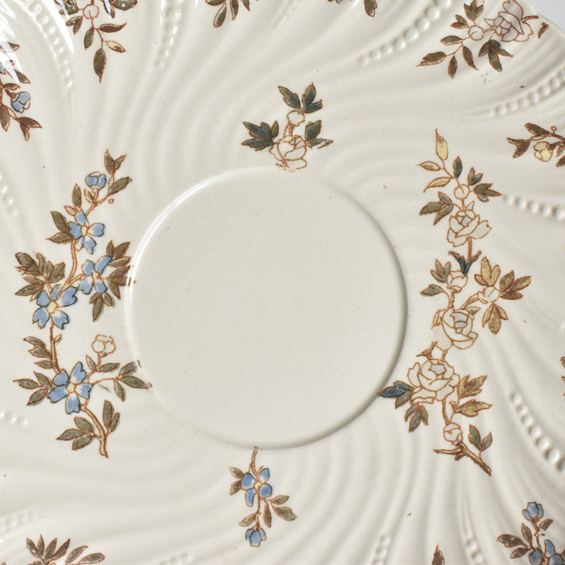 Antique Saucer U&C Sarreguemines Louis XV C