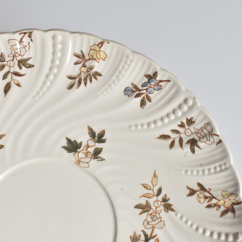 Antique Saucer U&C Sarreguemines Louis XV C