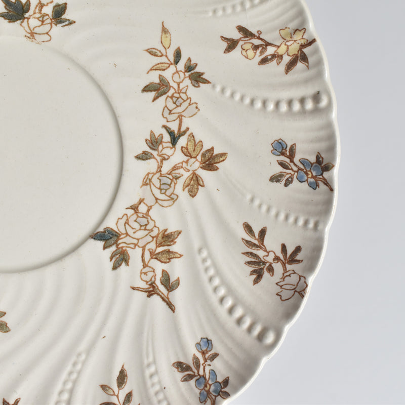 Antique Saucer U&C Sarreguemines Louis XV C