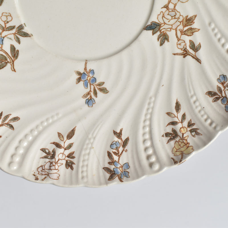 Antique Saucer U&C Sarreguemines Louis XV C