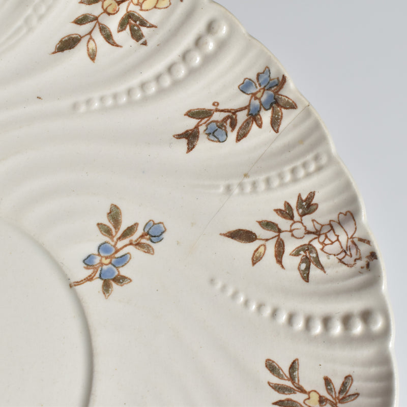 Antique Saucer U&C Sarreguemines Louis XV C