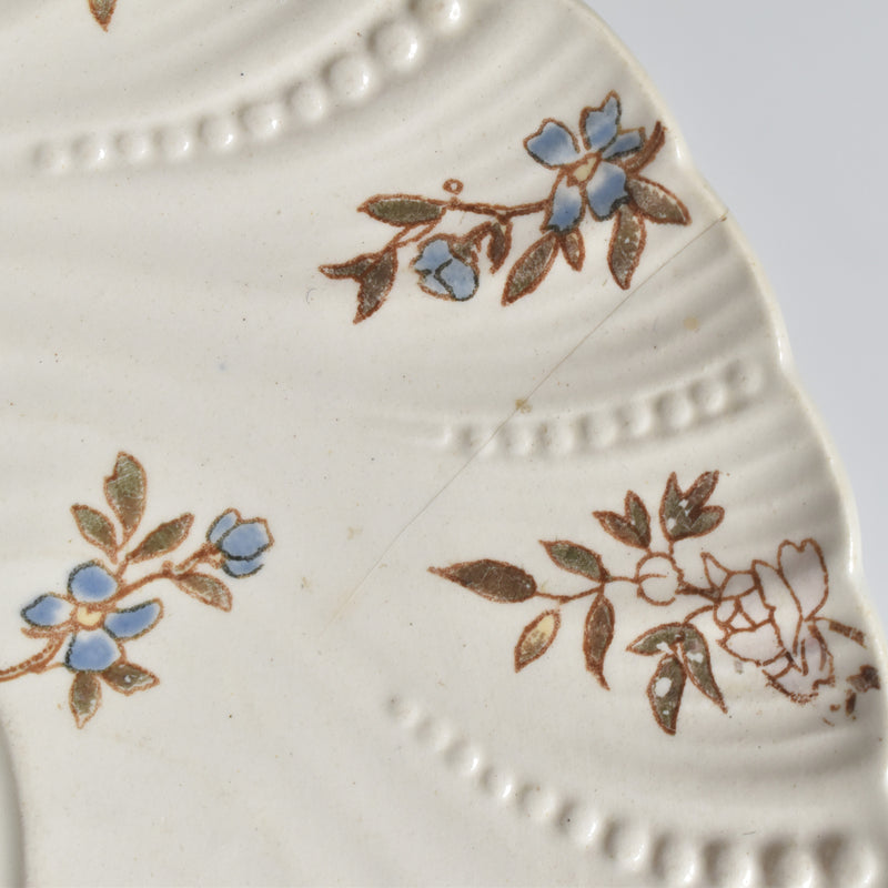 Antique Saucer U&C Sarreguemines Louis XV C