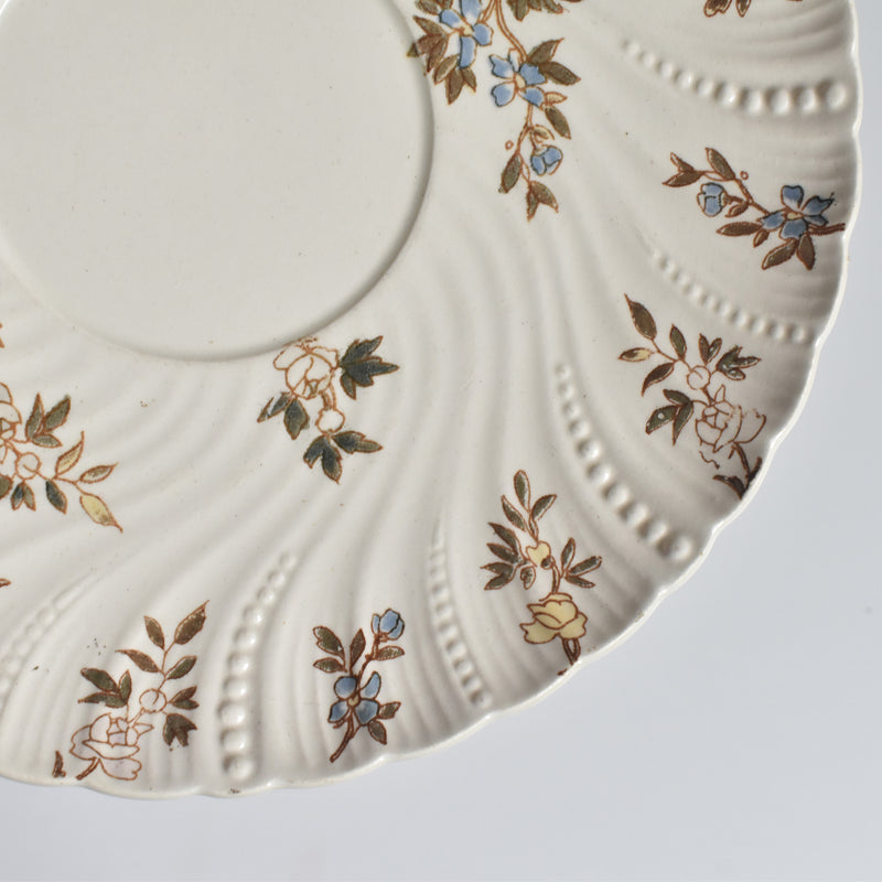 Antique Saucer U&C Sarreguemines Louis XV C