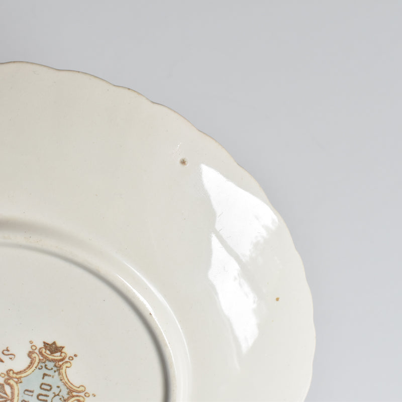 Antique Saucer U&C Sarreguemines Louis XV C