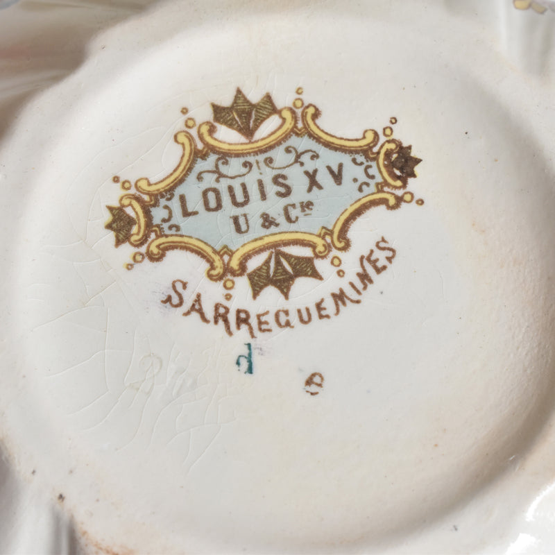 Antique Sugar Pot U&C Sarreguemines Louis XV