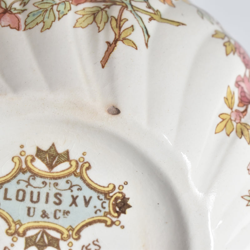 Antique Sugar Pot U&C Sarreguemines Louis XV