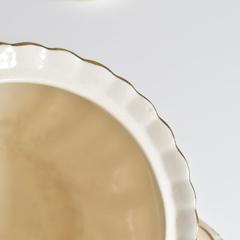 Antique Sugar Pot U&C Sarreguemines Louis XV