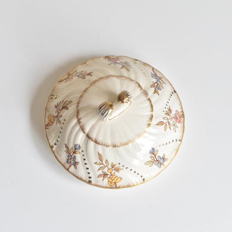 Antique Sugar Pot U&C Sarreguemines Louis XV