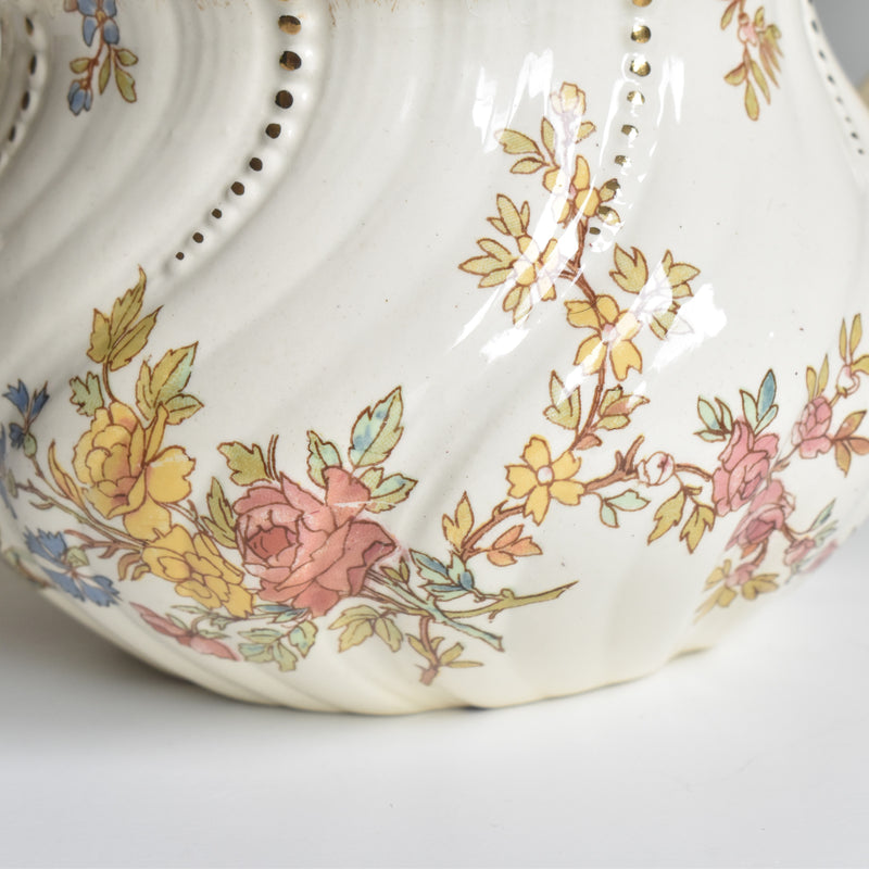 Antique Sugar Pot U&C Sarreguemines Louis XV
