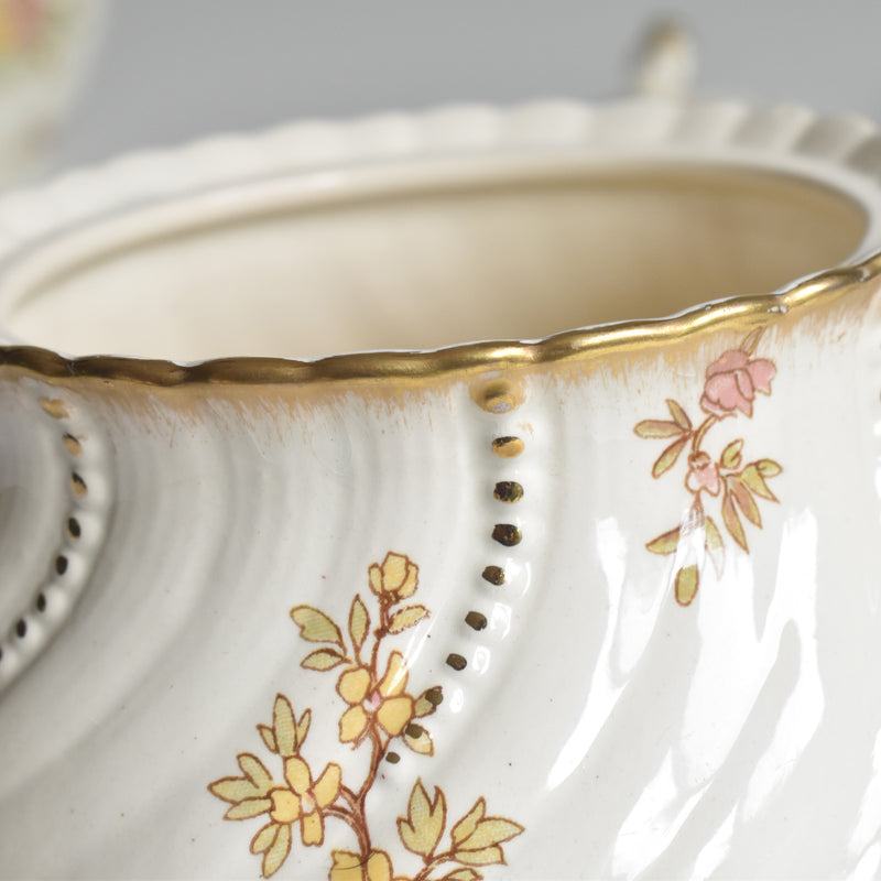 Antique Sugar Pot U&C Sarreguemines Louis XV