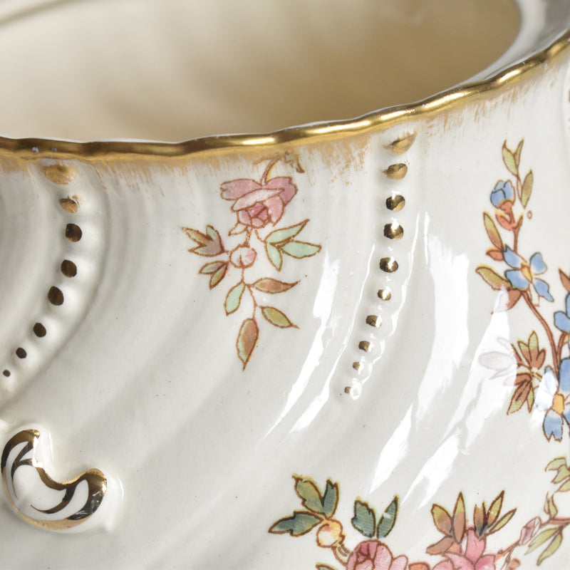 Antique Sugar Pot U&C Sarreguemines Louis XV