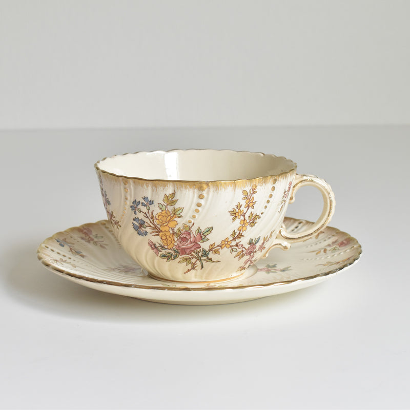 アンティークティーカップ＆ソーサー U&Cサルグミンヌ Louis XV A