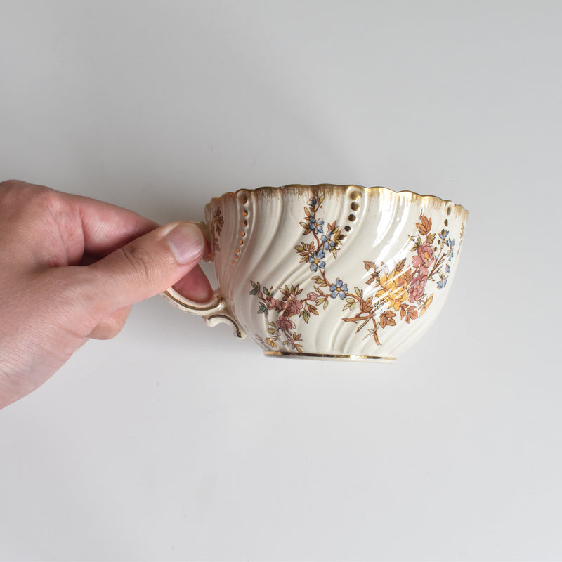 アンティークティーカップ＆ソーサー U&Cサルグミンヌ Louis XV A