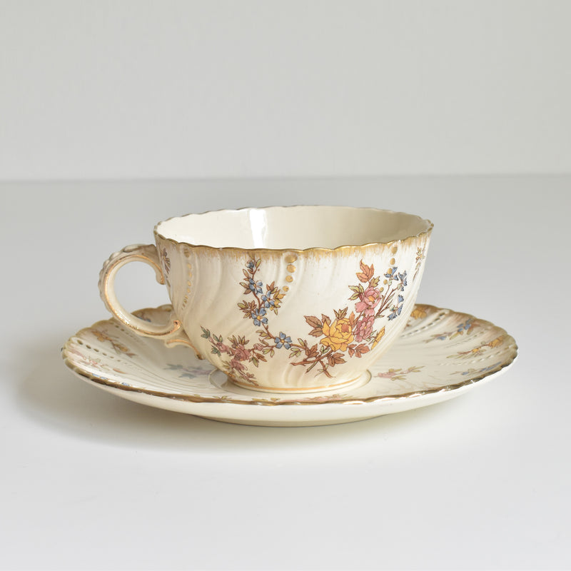 アンティークティーカップ＆ソーサー U&Cサルグミンヌ Louis XV A