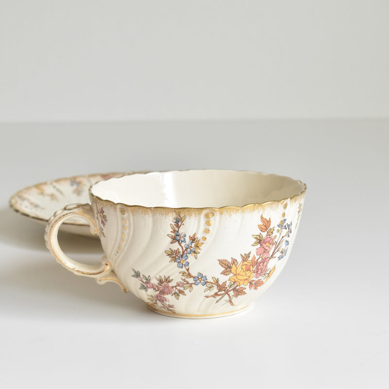 アンティークティーカップ＆ソーサー U&Cサルグミンヌ Louis XV A