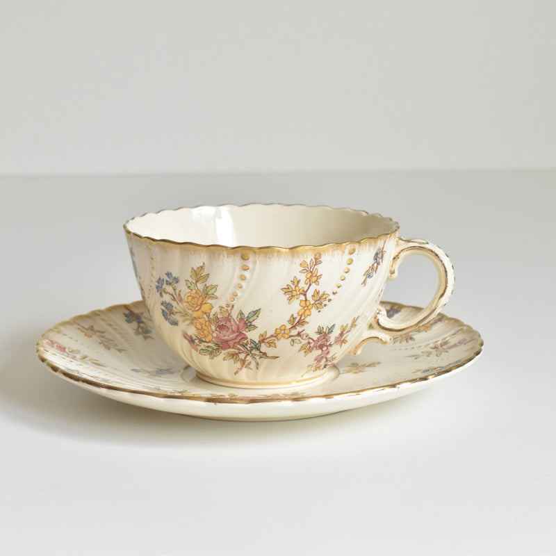 アンティークティーカップ＆ソーサー U&Cサルグミンヌ Louis XV B