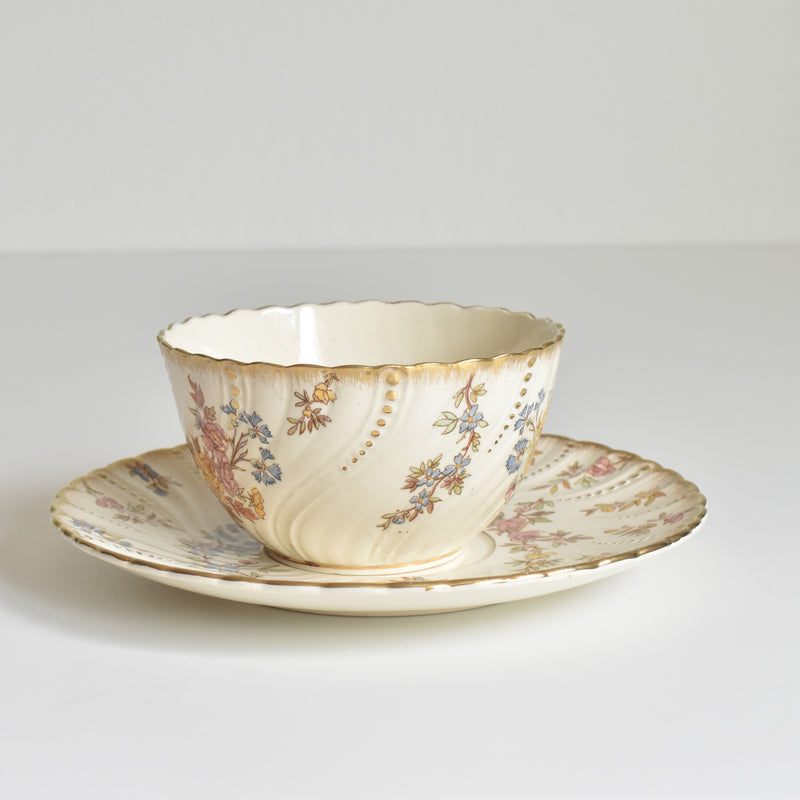 アンティークティーカップ＆ソーサー U&Cサルグミンヌ Louis XV B