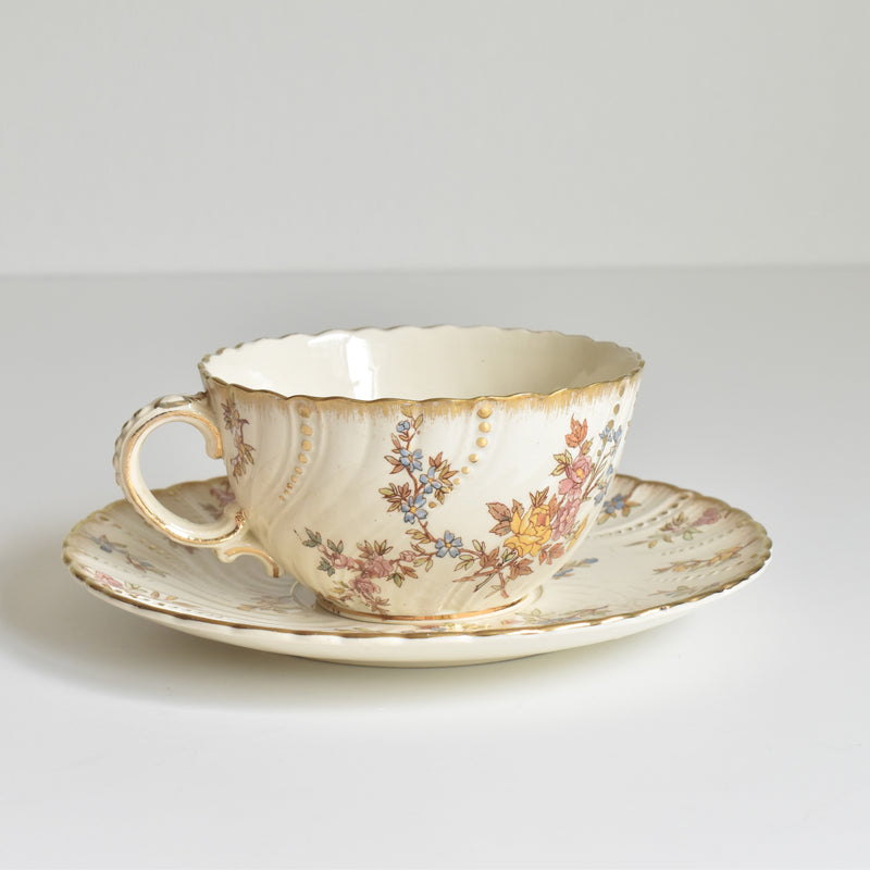 アンティークティーカップ＆ソーサー U&Cサルグミンヌ Louis XV B