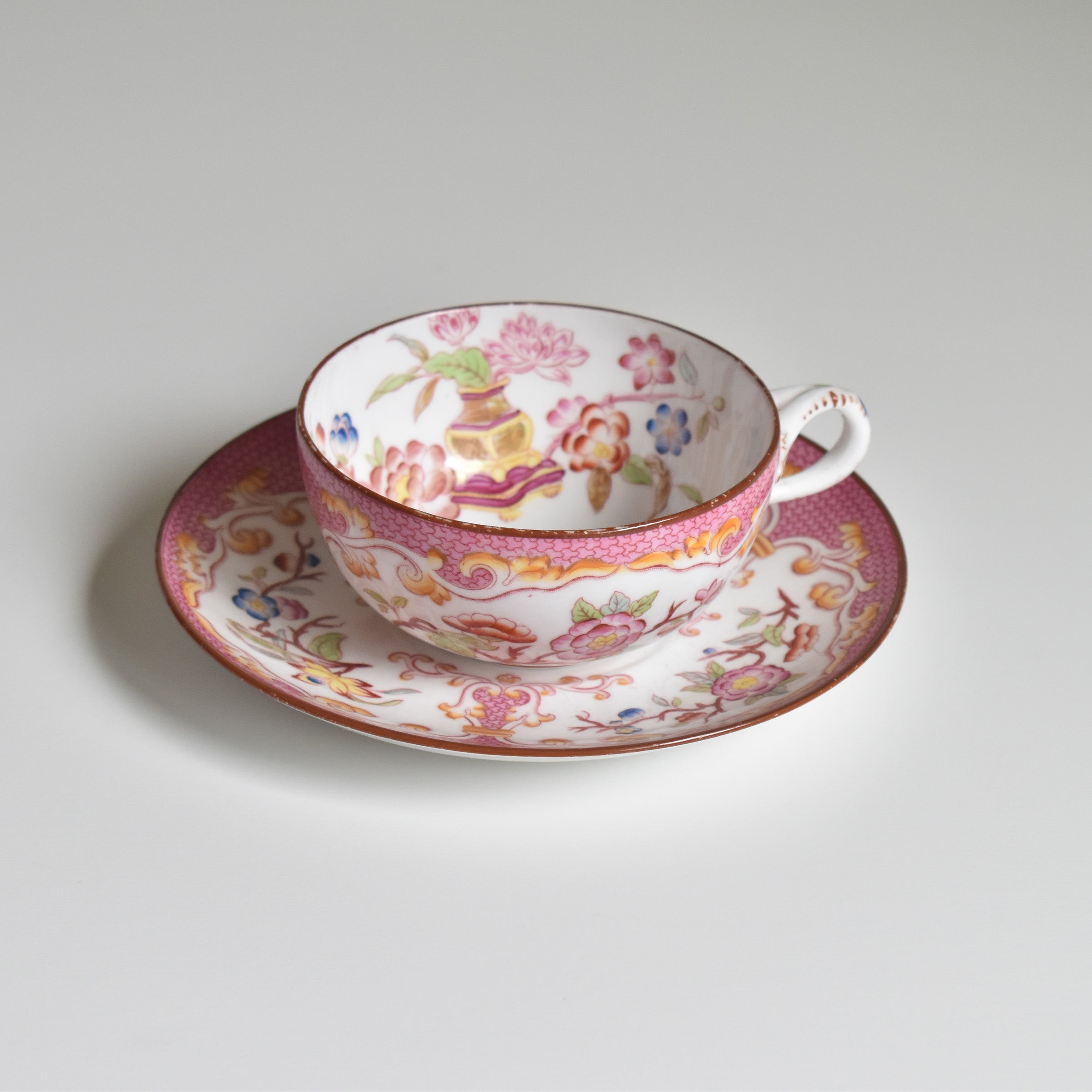 アンティークカップ＆ソーサー サルグミンヌ Minton 235 (Grand Depots