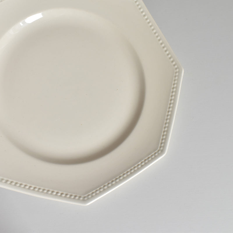 Vintage dessert plate Digoin & Sarreguemines Octagonal A