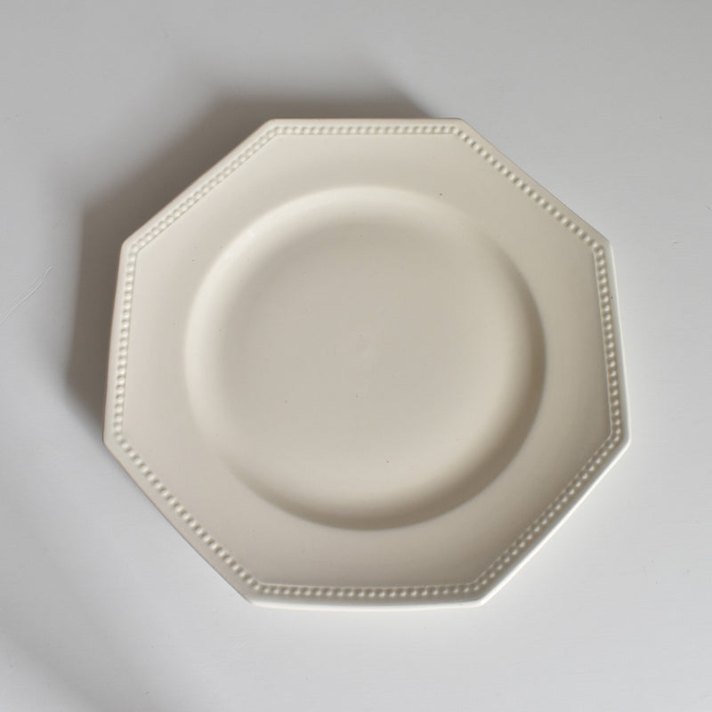Vintage dessert plate Digoin & Sarreguemines Octagonal A