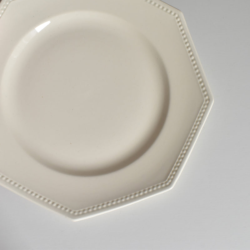 Vintage dessert plate Digoin & Sarreguemines Octagonal A