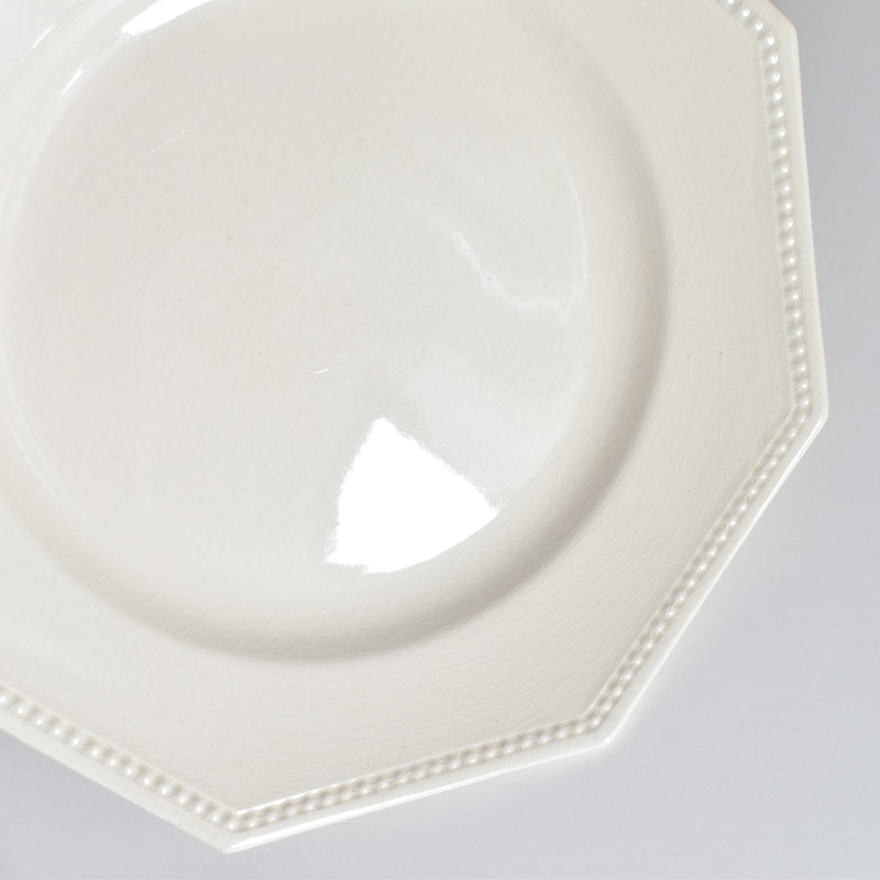 Vintage Dessert Plate Digoin & Sarreguemines Octagonal B