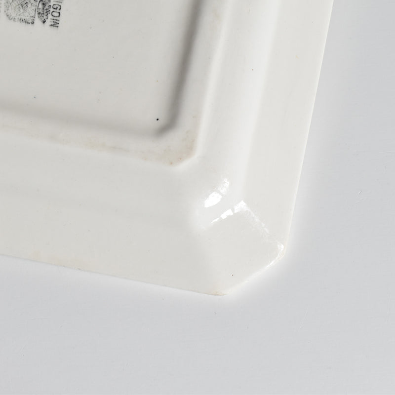 Vintage Rectangular Plate, Digoin & Sarreguemines