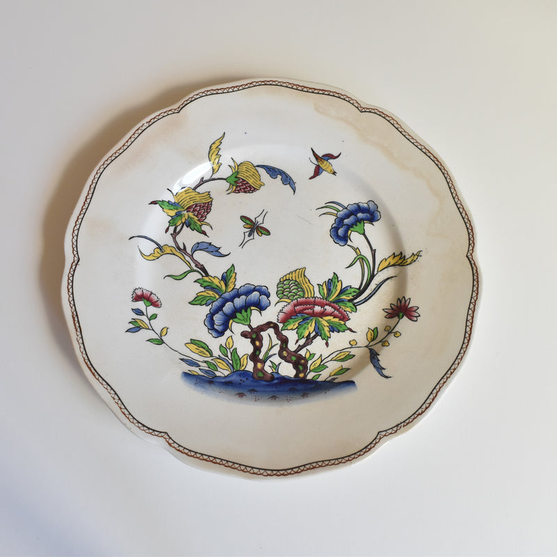 Antique Dessert Plate, U&C Sarreguemines Rouen C