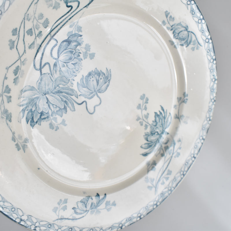 Antique Dessert Plate U&C Sarreguemines Royat A