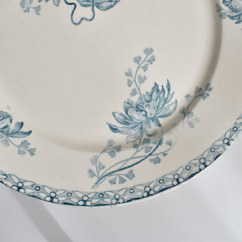 Antique Dessert Plate U&C Sarreguemines Royat A