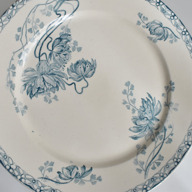 Antique Dessert Plate U&C Sarreguemines Royat A