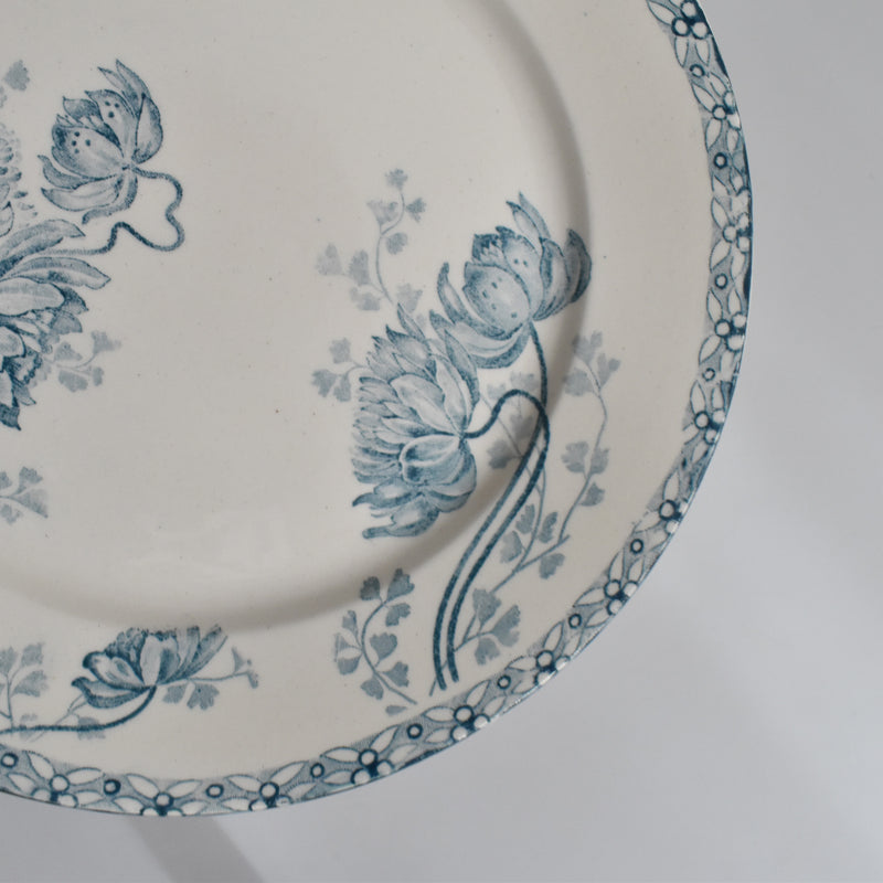 Antique Dessert Plate, U&C Sarreguemines Royat B