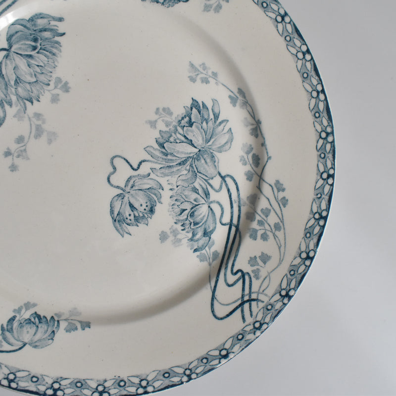 Antique Dessert Plate, U&C Sarreguemines Royat B