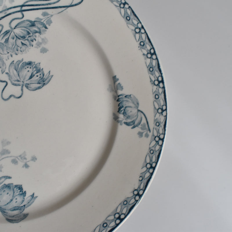 Antique Dessert Plate, U&C Sarreguemines Royat B