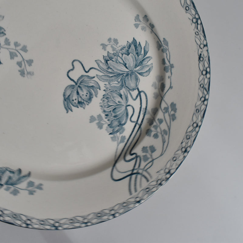 Antique Dessert Plate - U&C Sarreguemines Royat C