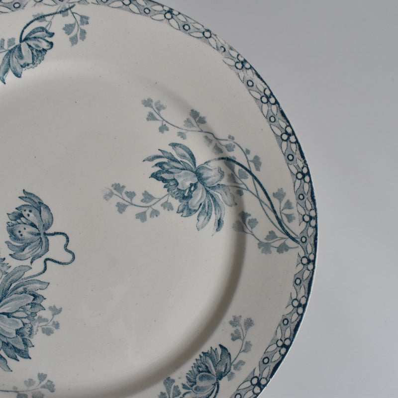 Antique Dessert Plate - U&C Sarreguemines Royat C