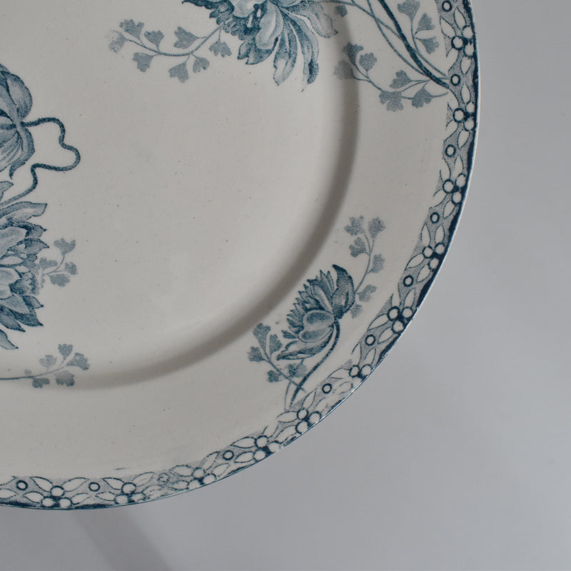 Antique Dessert Plate - U&C Sarreguemines Royat C