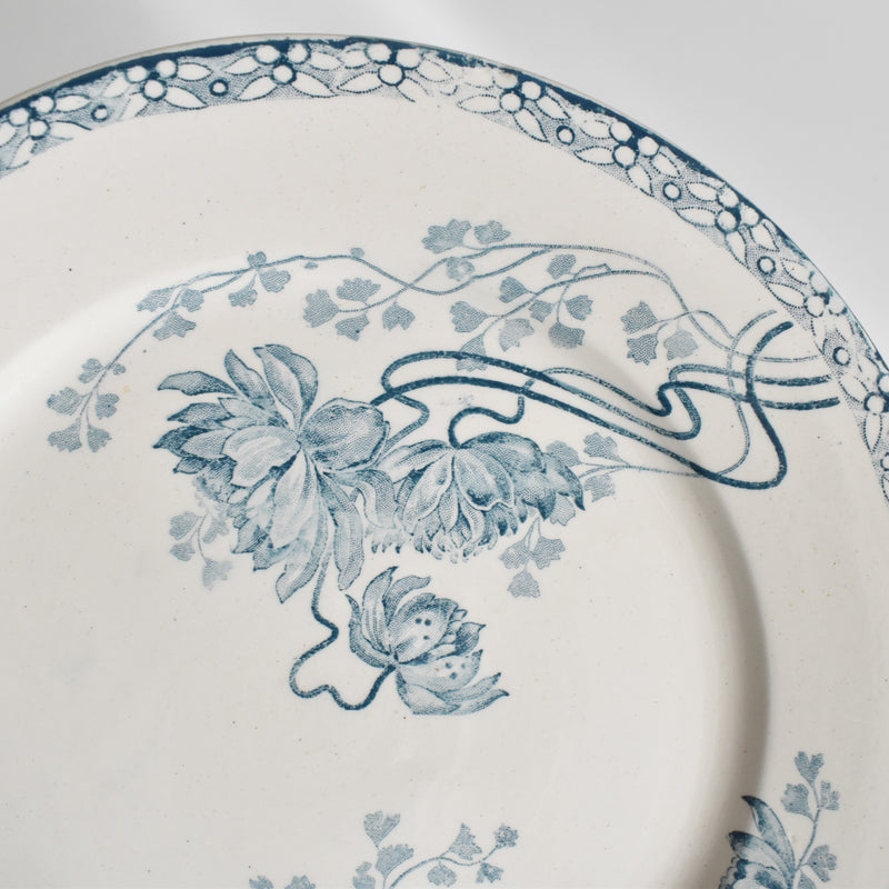 Antique Dessert Plate - U&C Sarreguemines Royat D