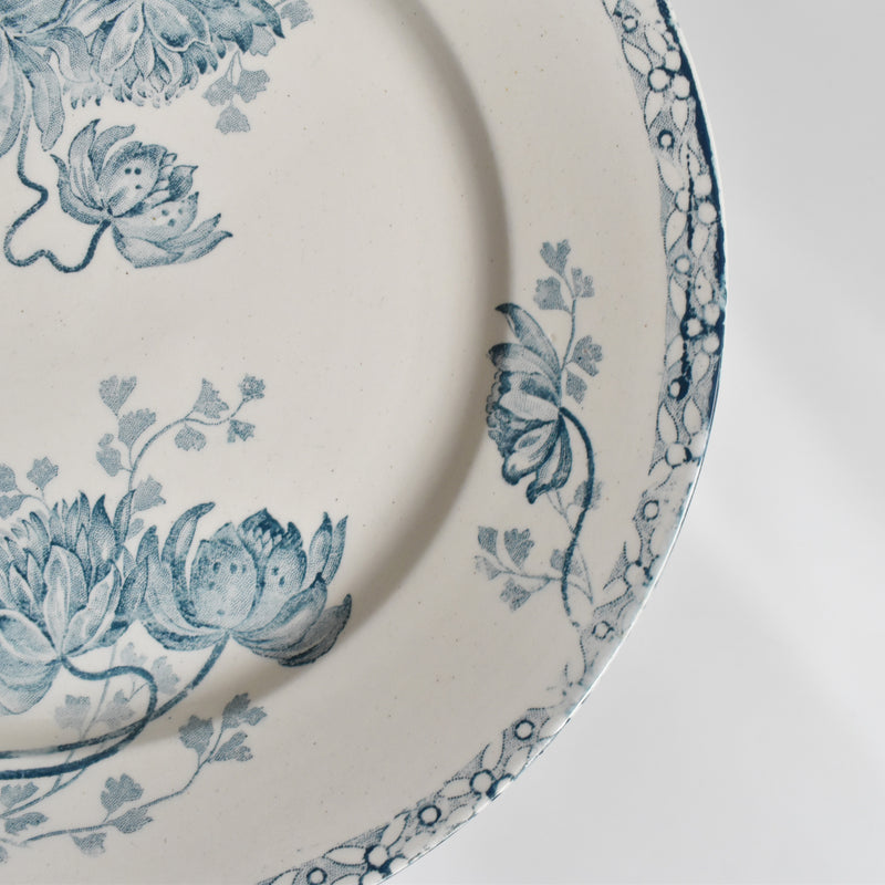 Antique Dessert Plate - U&C Sarreguemines Royat D