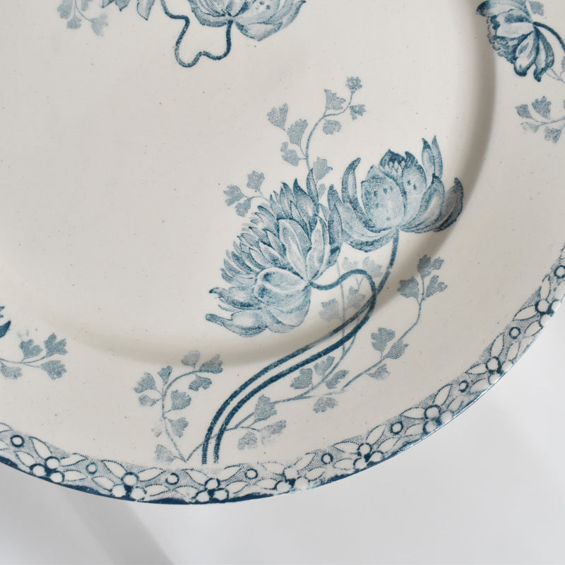 Antique Dessert Plate - U&C Sarreguemines Royat D