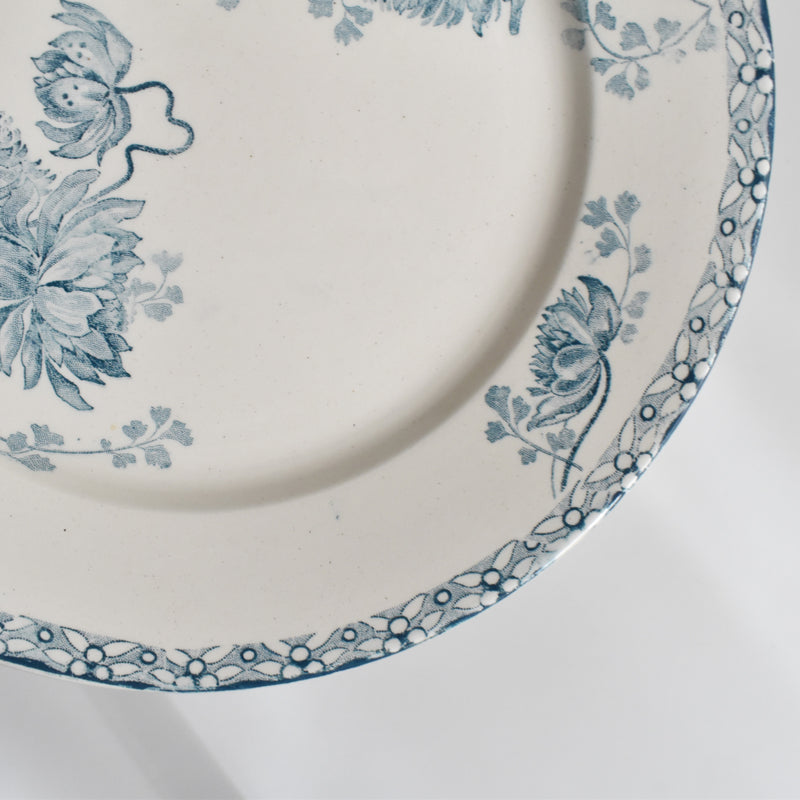 Antique Dessert Plate - U&C Sarreguemines Royat D