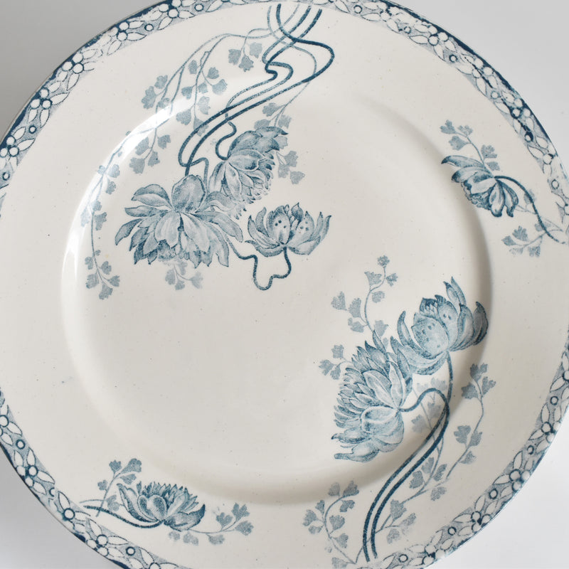 Antique Dessert Plate - U&C Sarreguemines Royat D