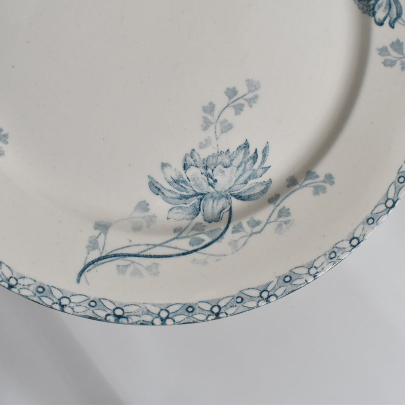 Antique Dessert Plate, U&C Sarreguemines Royat E