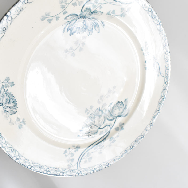 Antique dessert plate, U&C Sarreguemines Royat (Royat), F
