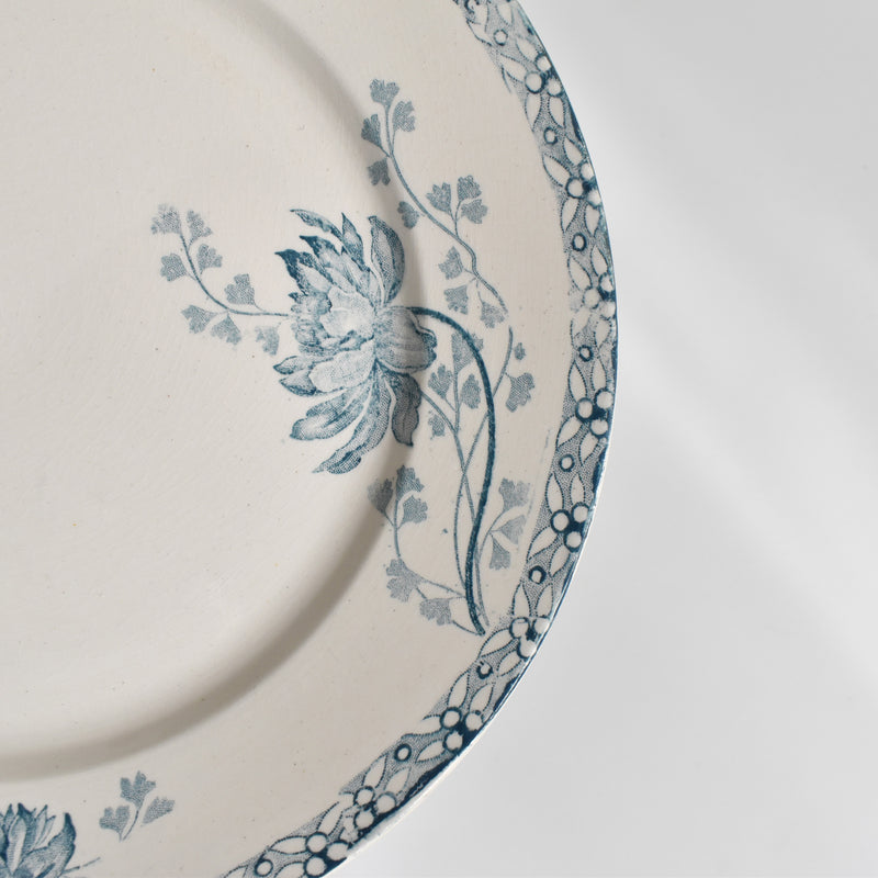 Antique Dessert Plate U&C Sarreguemines Royat G