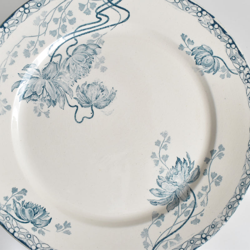 Antique Dessert Plate U&C Sarreguemines Royat G