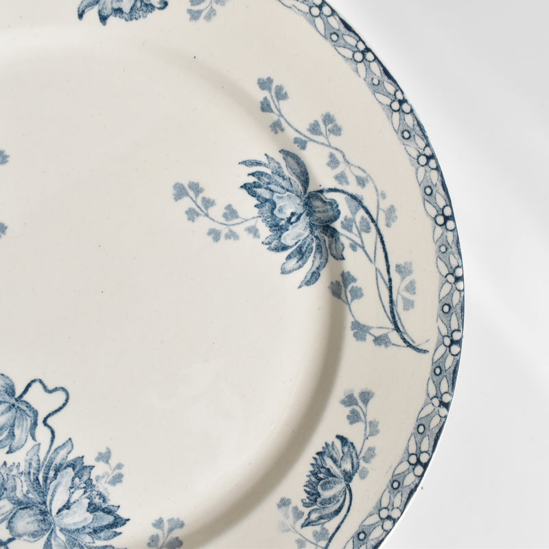 Antique Plate U&C Sarreguemines Royat A