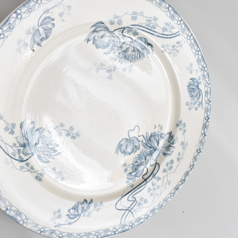 Antique Plate U&C Sarreguemines Royat B